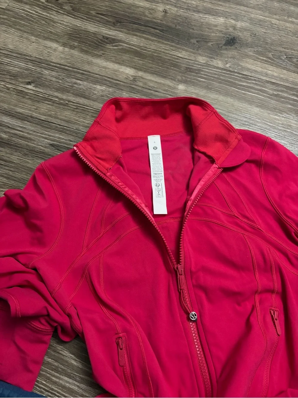 NWOT Lululemon Define Cropped Jacket *Nulu (Pink Dragonfruit) Size 6